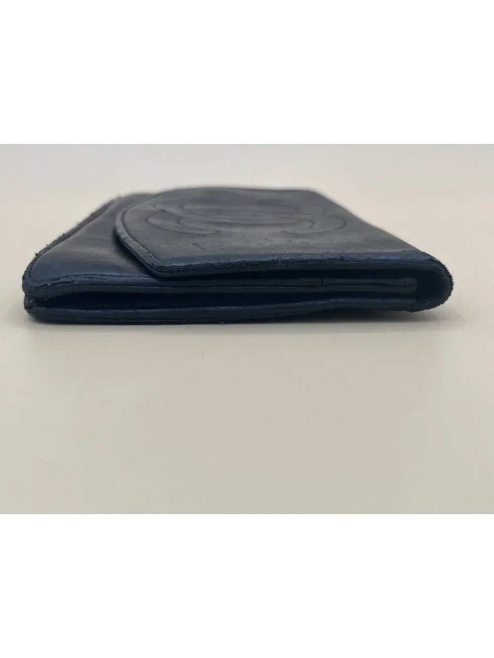 Vintage Chanel Long Wallet CC Logo Black Lambskin 1994 with Authenticity Card
